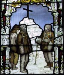Memorial stained glass window