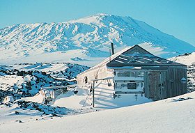 Sir Ernest Shackleton's hut in Antarctica